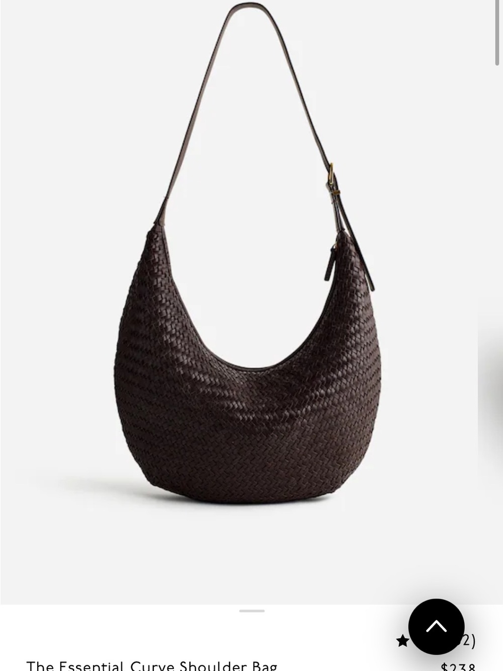 NWOT Madewell Essential Curve Shoulder Bag